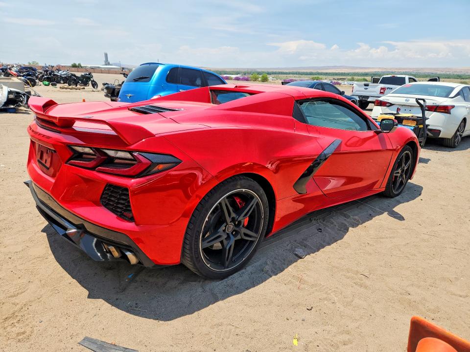 60053556 :رقم المزاد ، 1G1Y83D44L5113783 vin ، 2020 Chevrolet Corvette مزاد بيع