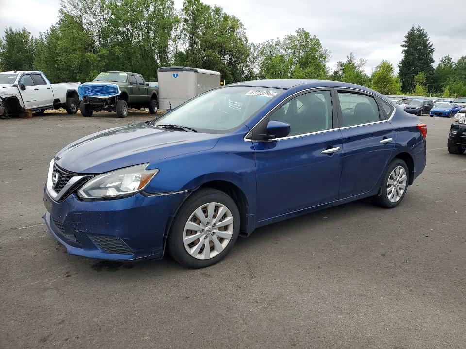 61733796 :رقم المزاد ، 3N1AB7AP6KY215512 vin ، 2019 Nissan Sentra مزاد بيع