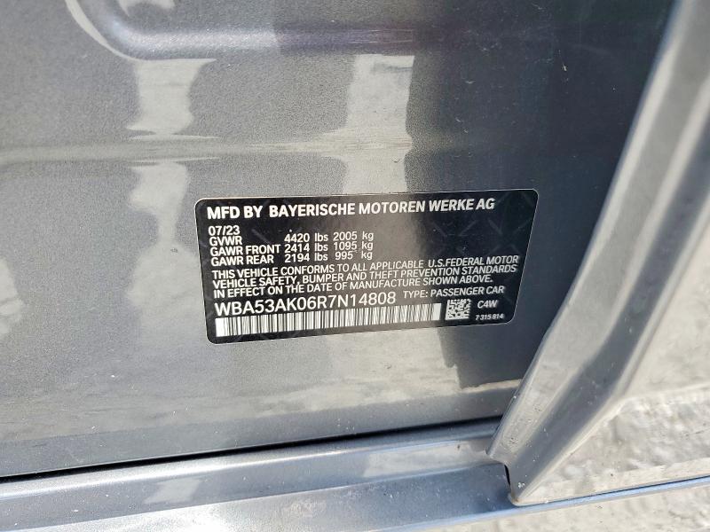 Продаж на аукціоні авто 2024 Bmw 228i, vin: WBA53AK06R7N14808, номер лоту: 61728216