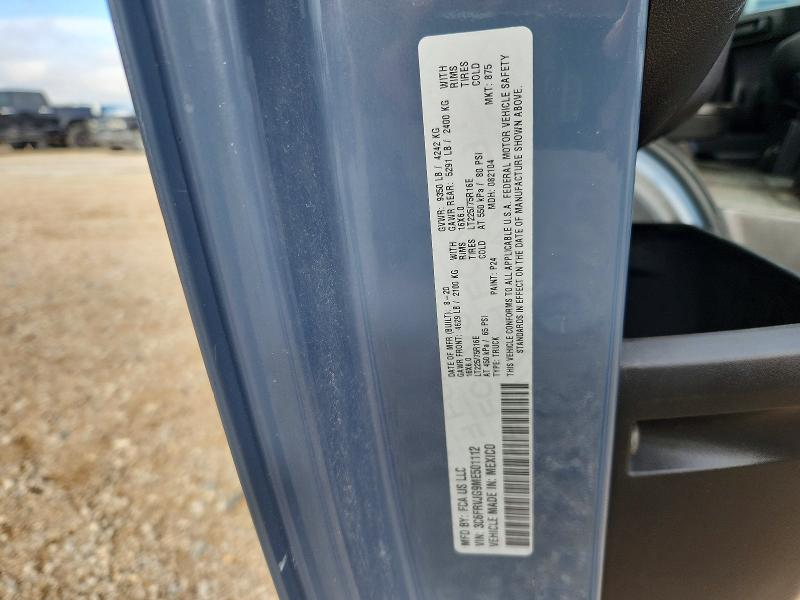 59857246 :رقم المزاد ، 3C6FRVJG9ME501112 vin ، 2021 Ram Promaster 3500 مزاد بيع