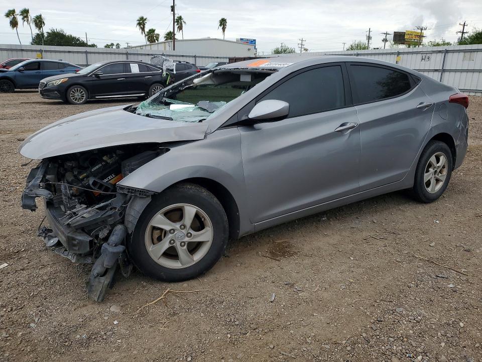 60200436 :رقم المزاد ، KMHDH4AE6FU280046 vin ، 2015 Hyundai Elantra مزاد بيع