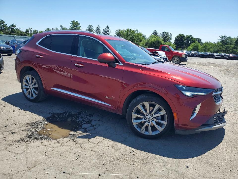 2022 Buick Envision მანქანა იყიდება აუქციონზე, vin: LRBFZRR47ND081541, აუქციონის ნომერი: 62314916