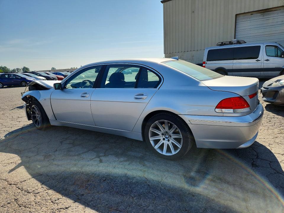 2003 Bmw 745 მანქანა იყიდება აუქციონზე, vin: WBAGN63473DR13110, აუქციონის ნომერი: 58451526