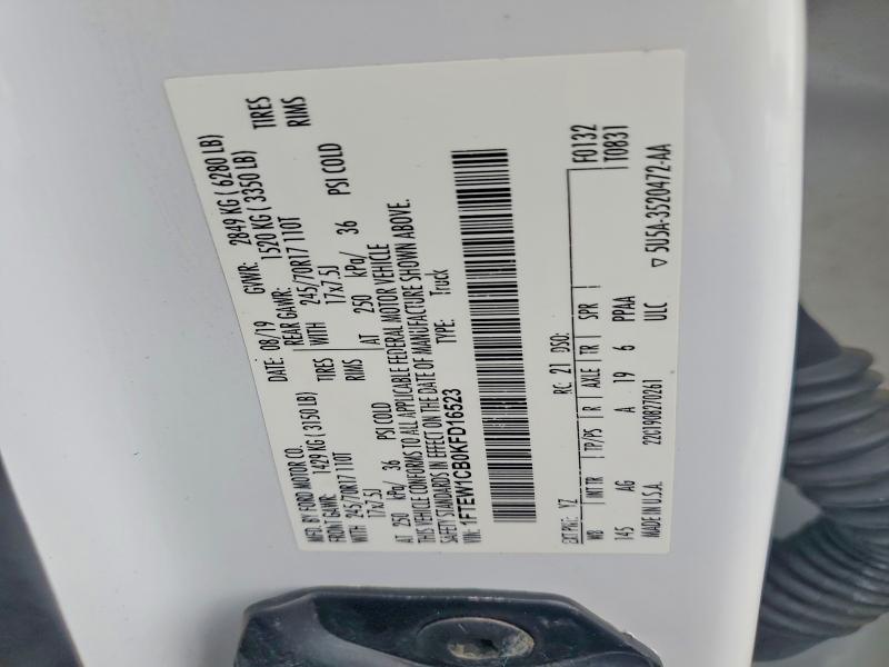 Продаж на аукціоні авто 2019 Ford F150, vin: 1FTEW1CB0KFD16523, номер лоту: 62412046
