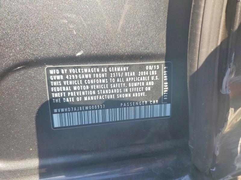 60169256 :رقم المزاد ، WVWHD7AJ8EW000937 vin ، 2014 Volkswagen Gti مزاد بيع