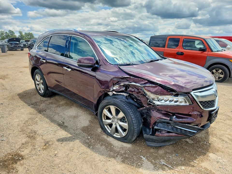 61871606 :رقم المزاد ، 5FRYD4H99GB025085 vin ، 2016 Acura Mdx مزاد بيع