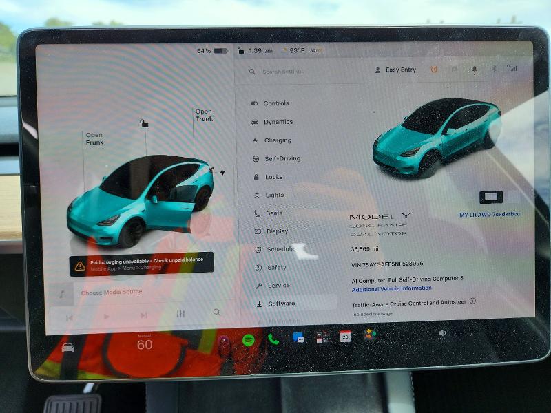 Aukcja sprzedaży 2022 Tesla Model Y, vin: 7SAYGAEE5NF523096, numer aukcji: 61778616