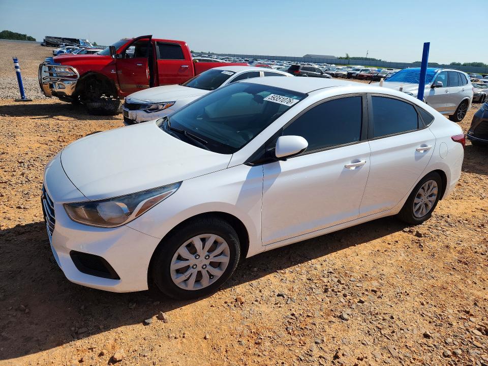 59351076 :رقم المزاد ، 3KPC24A3XKE058196 vin ، 2019 Hyundai Accent مزاد بيع