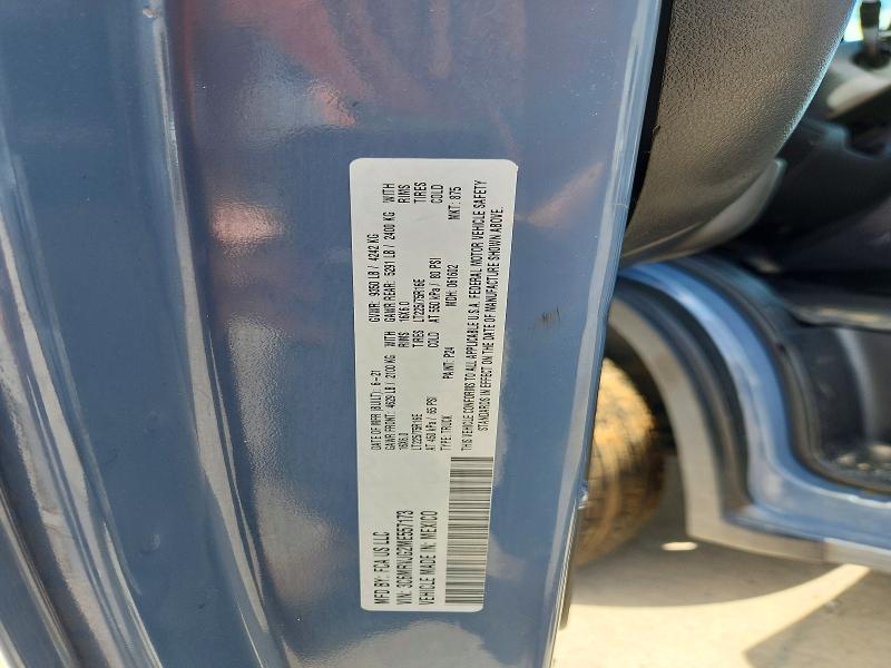 2021 Ram Promaster 3500 მანქანა იყიდება აუქციონზე, vin: 3C6MRVJG2ME557173, აუქციონის ნომერი: 61034566