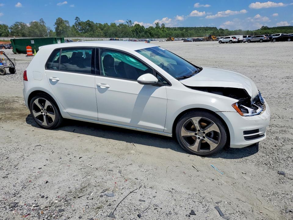 60149436 :رقم المزاد ، 3VW2A7AU2FM028739 vin ، 2015 Volkswagen Golf مزاد بيع