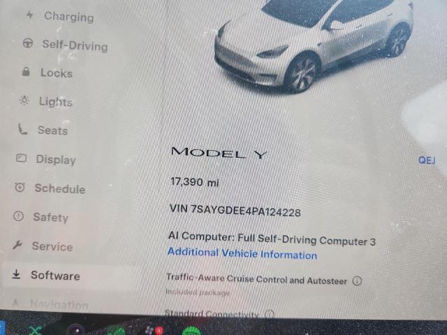 Продаж на аукціоні авто 2023 Tesla Model Y, vin: 7SAYGDEE4PA124228, номер лоту: 60360116