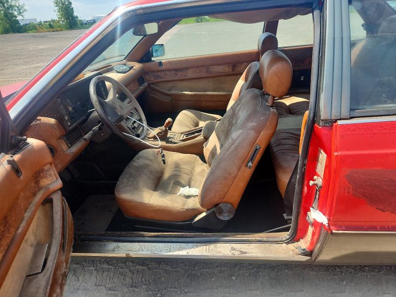 60030076 :رقم المزاد ، ZAMAL1106FB313207 vin ، 1985 Maserati Biturbo مزاد بيع