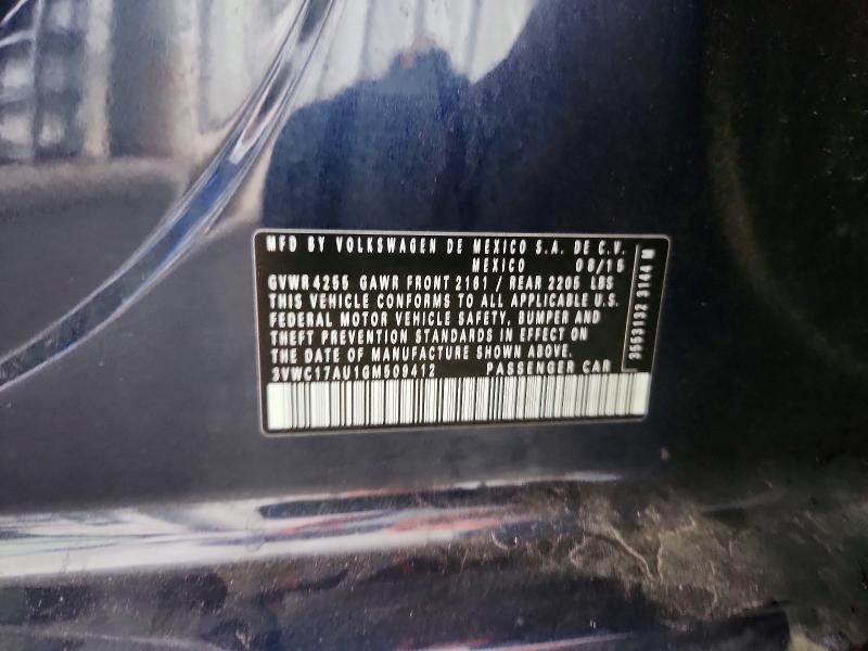 61696976 :رقم المزاد ، 3VWC17AU1GM509412 vin ، 2016 Volkswagen Golf Sportwagen مزاد بيع