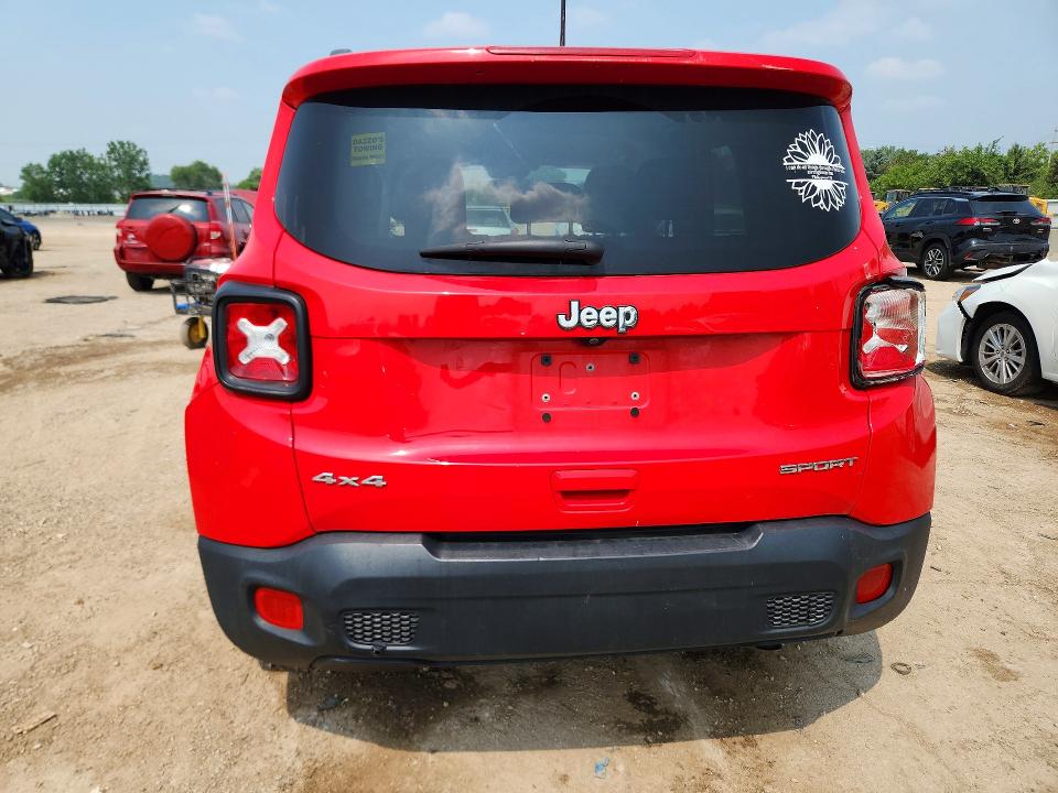 61360916 :رقم المزاد ، ZACCJBABXJPH20200 vin ، 2018 Jeep Renegade مزاد بيع