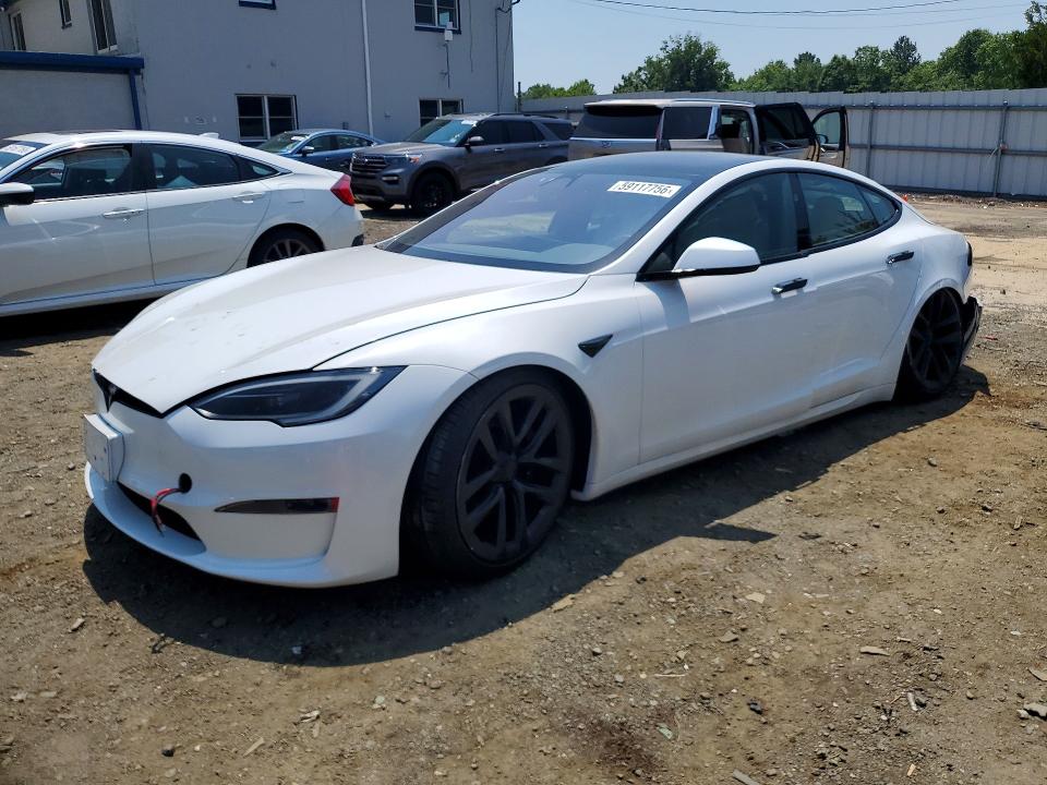 59117756 :رقم المزاد ، 5YJSA1E54PF516115 vin ، 2023 Tesla Model S مزاد بيع
