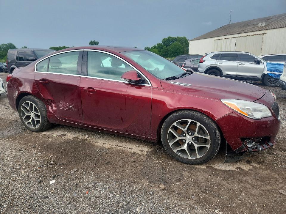 61742816 :رقم المزاد ، 2G4GL5EX1H9183138 vin ، 2017 Buick Regal مزاد بيع