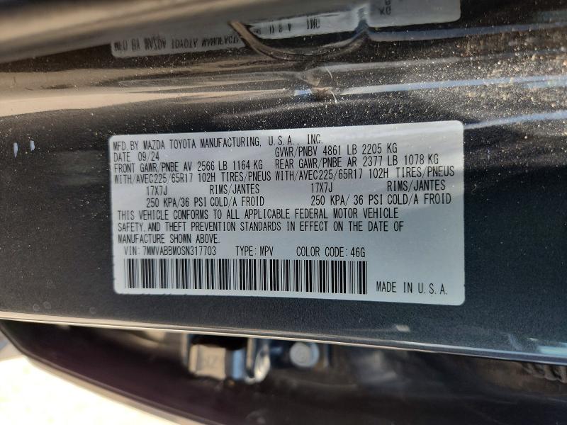 Aukcja sprzedaży 2025 Mazda Cx-50, vin: 7MMVABBM0SN317703, numer aukcji: 60136346