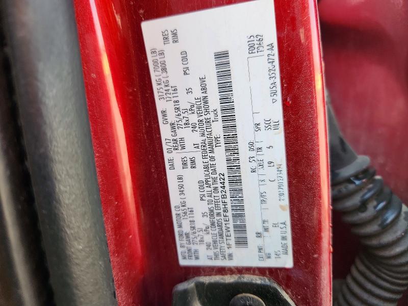 Auction sale of the 2017 Ford F150, vin: 1FTEW1EF8HFB24422, lot number: 58813366