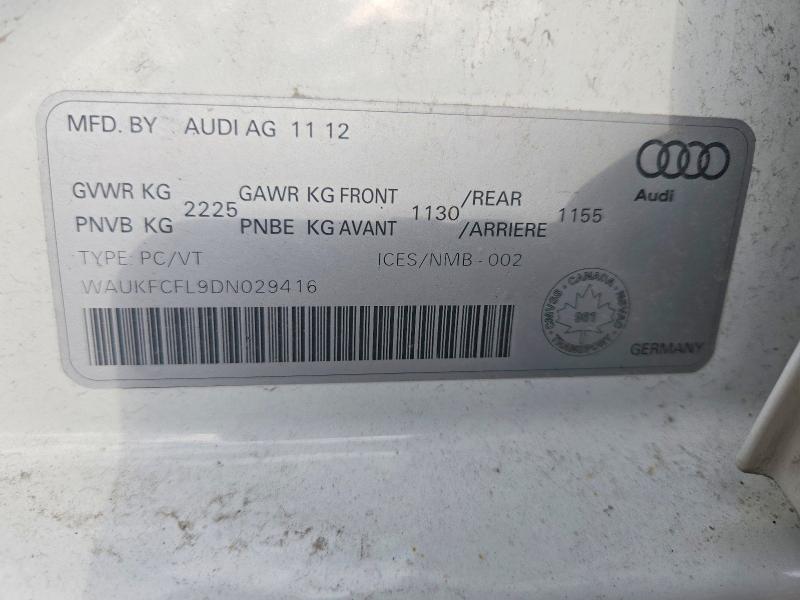 Продажа на аукционе авто 2013 Audi A4, vin: WAUKFCFL9DN029416, номер лота: 55238756