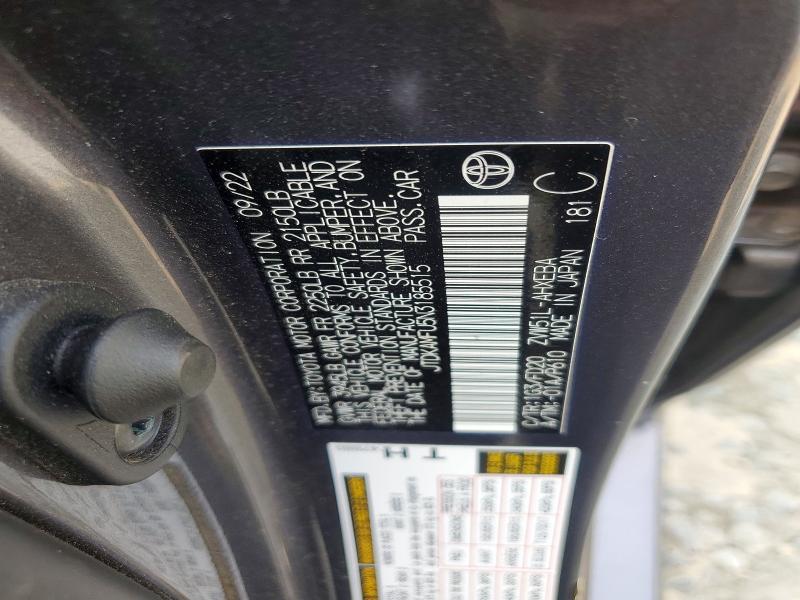 Продажа на аукционе авто 2022 Toyota Prius, vin: JTDKAMFU5N3185515, номер лота: 62448186