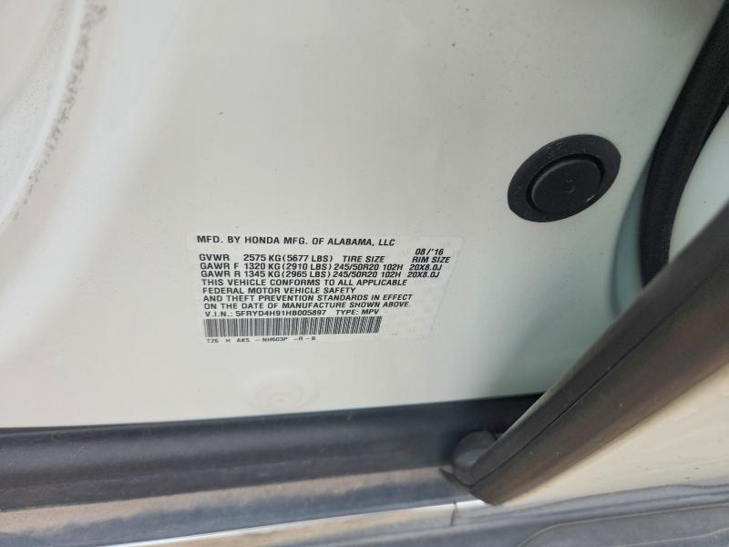 Продаж на аукціоні авто 2017 Acura Mdx, vin: 5FRYD4H91HB005897, номер лоту: 61250646