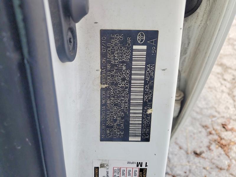 Продажа на аукционе авто 2010 Toyota Corolla, vin: JTDBU4EE9AJ074506, номер лота: 61552406