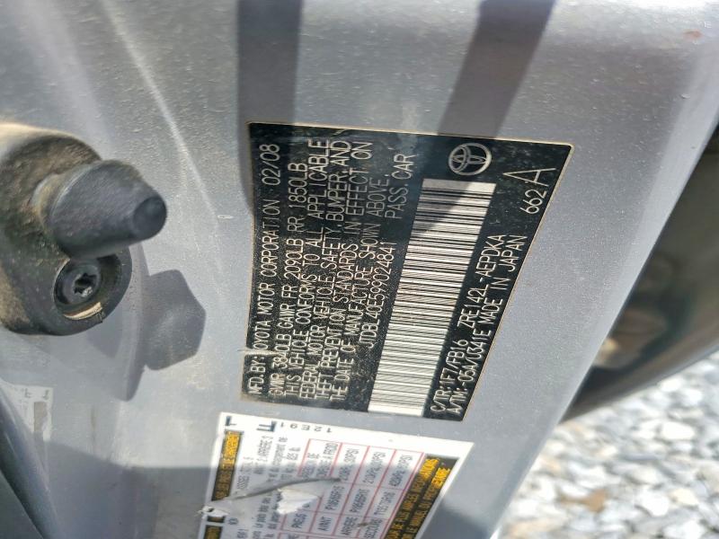 2009 Toyota Corolla მანქანა იყიდება აუქციონზე, vin: JTDBL40E599024841, აუქციონის ნომერი: 59370886
