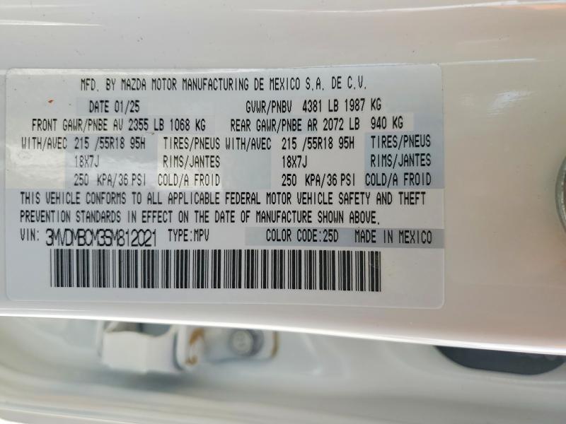 Продажа на аукционе авто 2025 Mazda Cx-30, vin: 3MVDMBCM3SM812021, номер лота: 61909436
