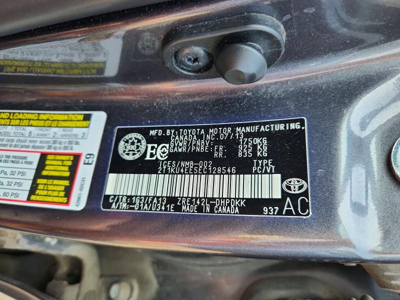 Aukcja sprzedaży 2014 Toyota Matrix, vin: 2T1KU4EE5EC128546, numer aukcji: 60804476