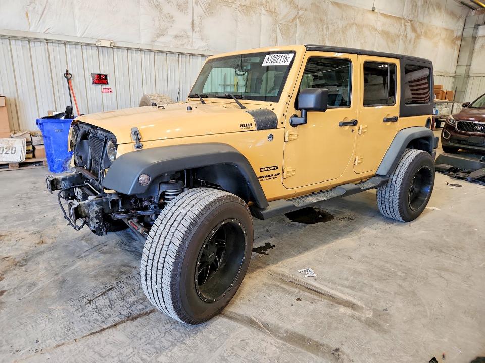 Aukcja sprzedaży 2014 Jeep Wrangler Unlimited, vin: 1C4BJWDG2EL139293, numer aukcji: 61002116