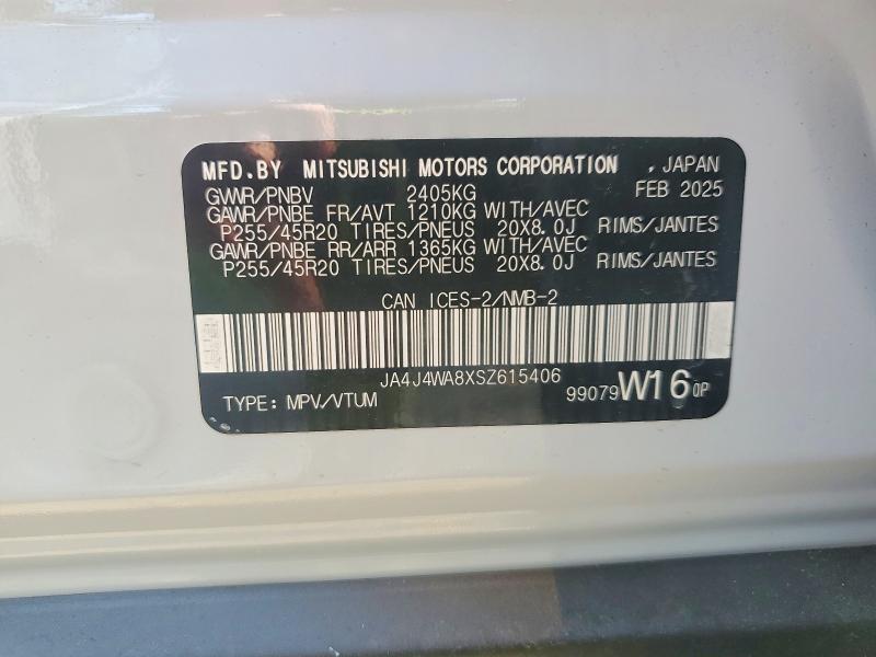 Продажа на аукционе авто 2025 Mitsubishi Outlander, vin: JA4J4WA8XSZ615406, номер лота: 60141506
