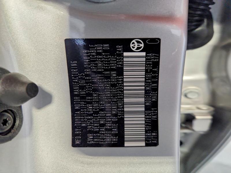 Aukcja sprzedaży 2025 Toyota Corolla, vin: 5YFB4MDEXSP335446, numer aukcji: 61136716