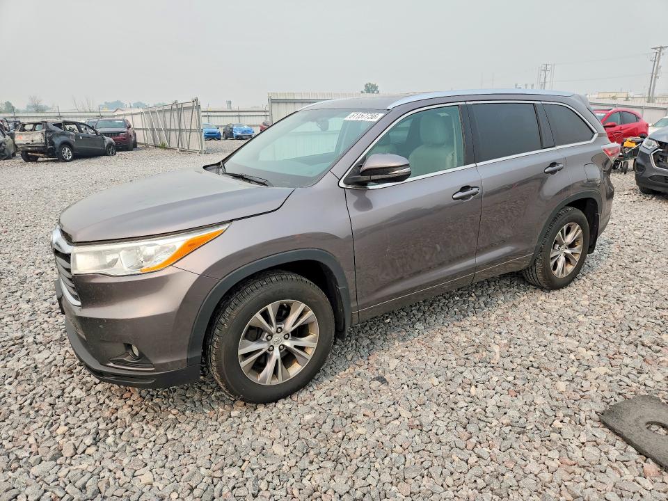 Aukcja sprzedaży 2014 Toyota Highlander, vin: 5TDJKRFH1ES068778, numer aukcji: 61157756
