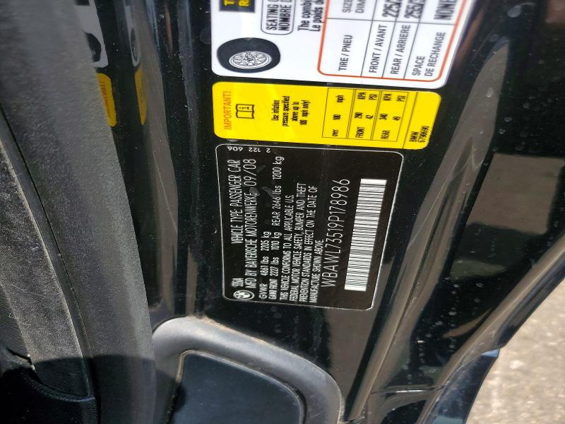 Продаж на аукціоні авто 2009 Bmw 335, vin: WBAWL73519P178986, номер лоту: 60172406