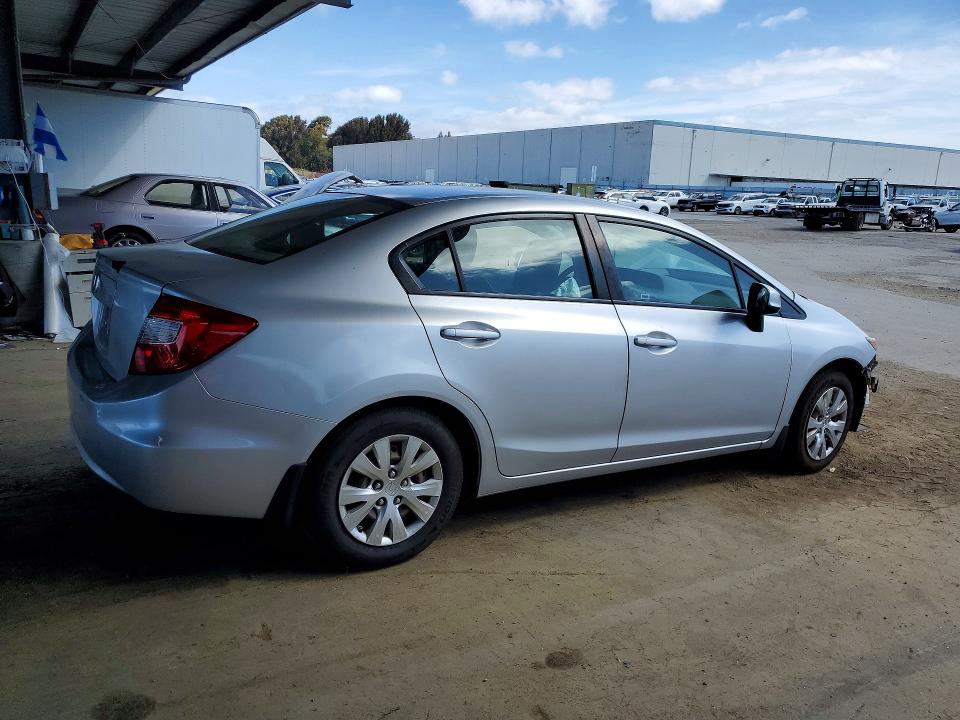 Продажа на аукционе авто 2012 Honda Civic, vin: 2HGFB2F55CH565509, номер лота: 59303296
