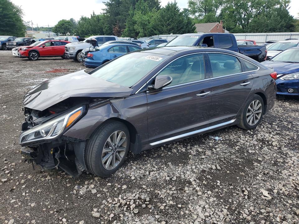 2016 Hyundai Sonata მანქანა იყიდება აუქციონზე, vin: 5NPE34AF5GH415125, აუქციონის ნომერი: 59246336