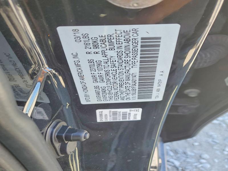 Aukcja sprzedaży 2018 Acura Tlx, vin: 19UUB1F34JA011471, numer aukcji: 60399456