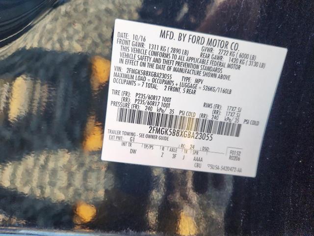 Продаж на аукціоні авто 2016 Ford Flex, vin: 2FMGK5B8XGBA23055, номер лоту: 61109976