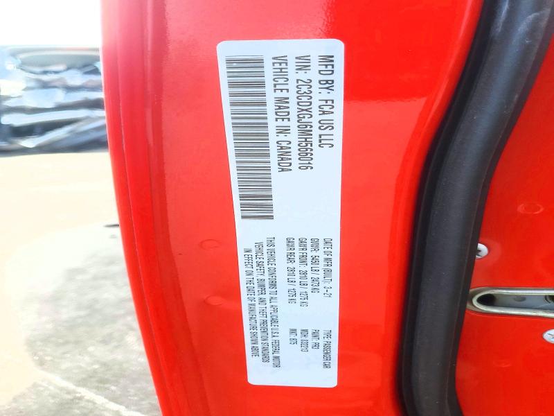 Aukcja sprzedaży 2021 Dodge Charger, vin: 2C3CDXGJ6MH566016, numer aukcji: 61846286