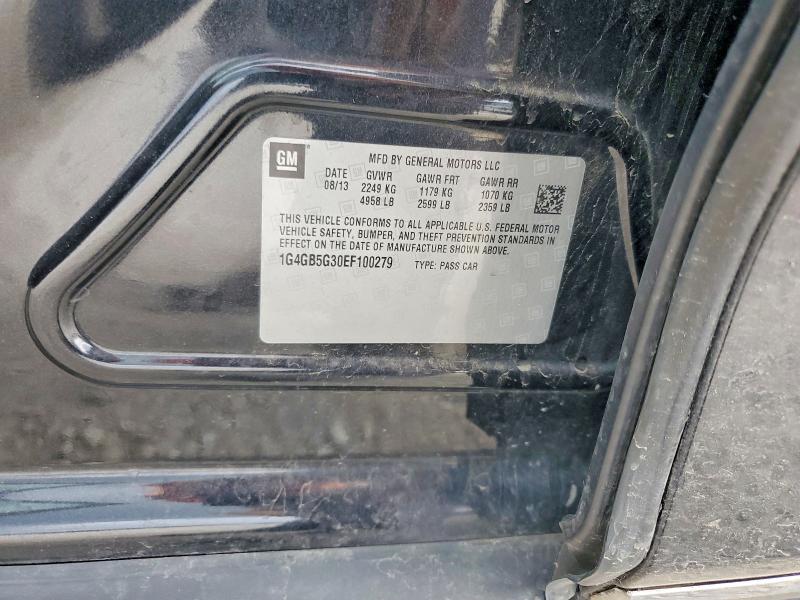 Продажа на аукционе авто 2014 Buick Lacrosse, vin: 1G4GB5G30EF100279, номер лота: 60849796