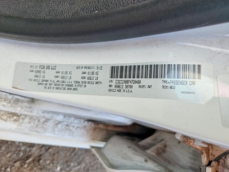 Продажа на аукционе авто 2015 Chrysler 200, vin: 1C3CCCAB8FN720460, номер лота: 58958836
