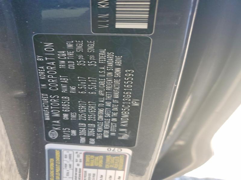 Aukcja sprzedaży 2016 Kia Sedona, vin: KNDMB5C13G6165593, numer aukcji: 59686126