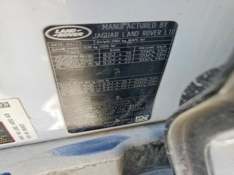 Aukcja sprzedaży 2023 Land Rover Defender, vin: SALE27EU6P2202823, numer aukcji: 61804016
