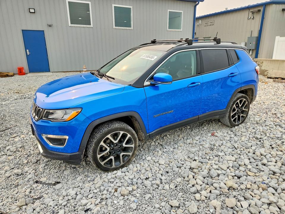 2018 Jeep Compass მანქანა იყიდება აუქციონზე, vin: 3C4NJDCB8JT337351, აუქციონის ნომერი: 61506486