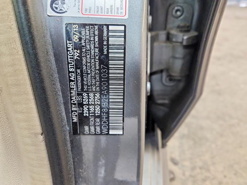60483136 :رقم المزاد ، WDDHF8JB2EA901037 vin ، 2014 Mercedes-benz E مزاد بيع