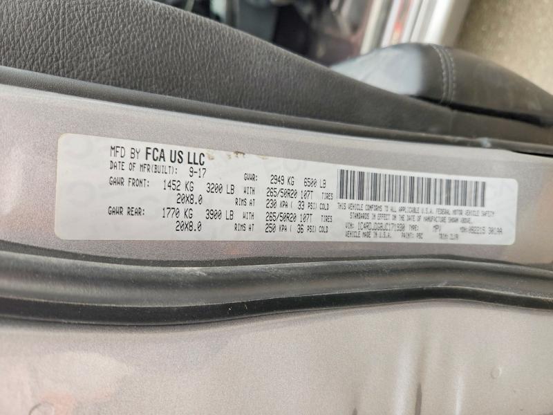 2018 Dodge Durango მანქანა იყიდება აუქციონზე, vin: 1C4RDJDG8JC171930, აუქციონის ნომერი: 61560746