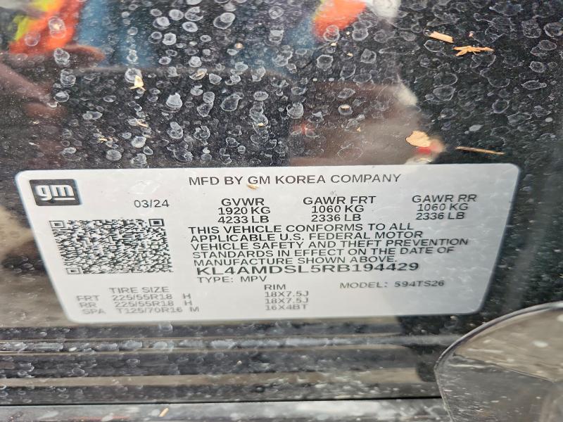 Aukcja sprzedaży 2024 Buick Encore Gx, vin: KL4AMDSL5RB194429, numer aukcji: 60590366