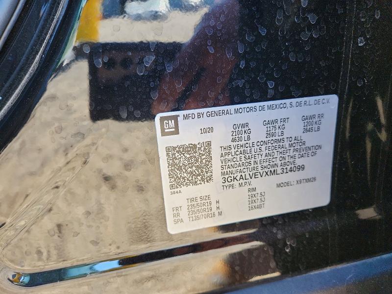 62433606 :رقم المزاد ، 3GKALVEVXML314099 vin ، 2021 Gmc Terrain مزاد بيع