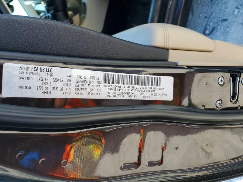 60177276 :رقم المزاد ، 1C4RDJDG7HC696987 vin ، 2017 Dodge Durango مزاد بيع
