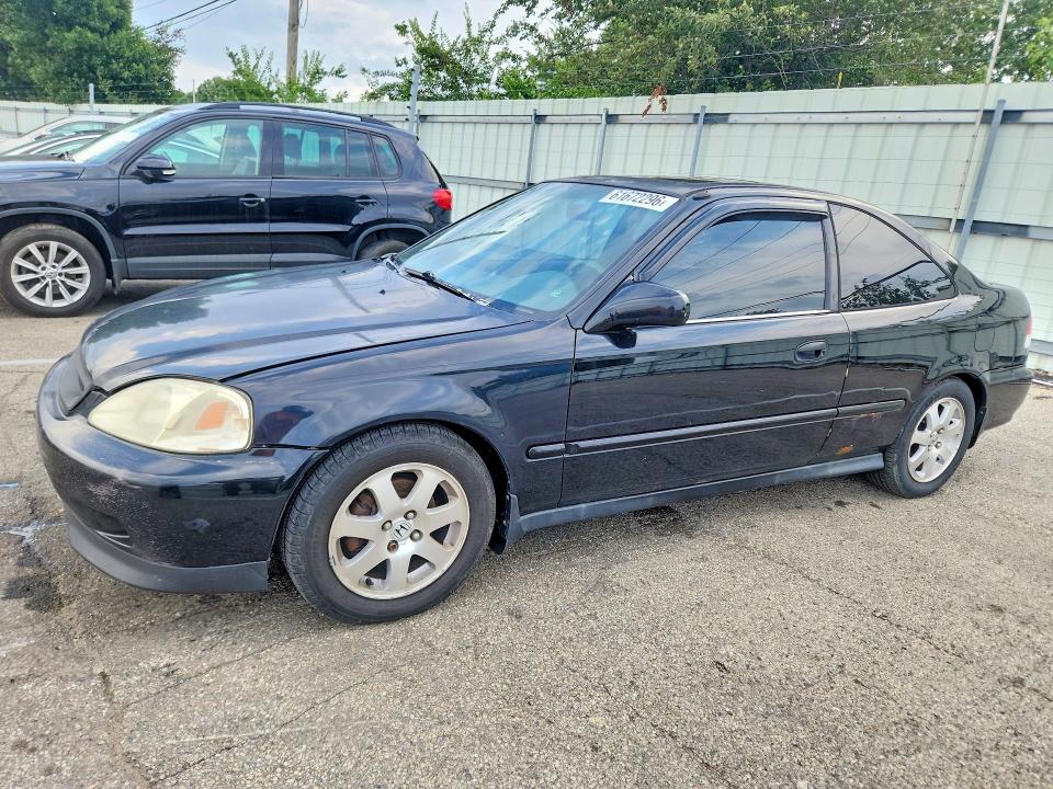2000 Honda Civic მანქანა იყიდება აუქციონზე, vin: 1HGEJ8247YL120438, აუქციონის ნომერი: 61672296